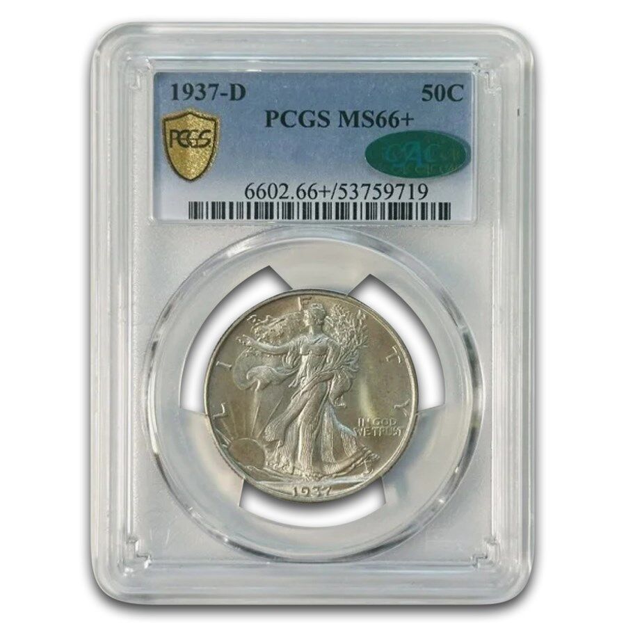 1937 D Walking Liberty Half Dollar Value - APMEX